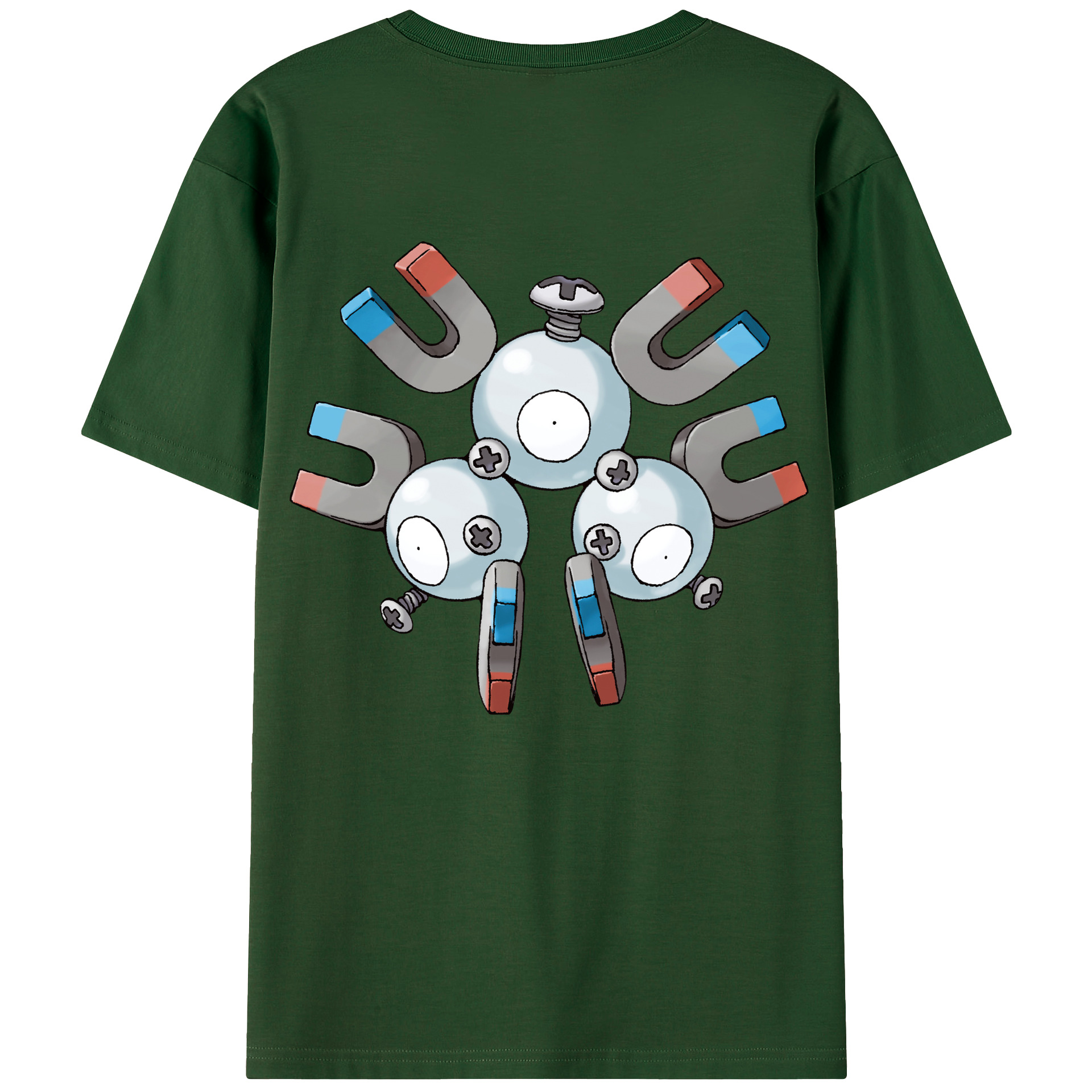 （画像用） ポケットモンスター Pokémon 綿100％半袖Tシャツ（背面プリント）